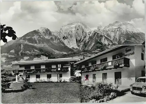 Bischofswiesen bei Berchdesgaden Haus Moosgrund x 1964