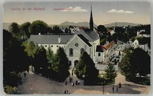 Laufen Salzach Laufen Salzach Kapuziner Kloster ungelaufen ca. 1910 / Laufen /Berchtesgadener Land LKR