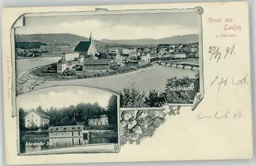 Laufen Salzach Laufen Salzach  x 1898 / Laufen /Berchtesgadener Land LKR