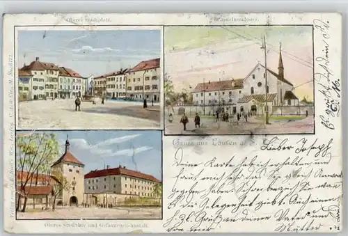 Laufen Salzach Feldpost  x 1902