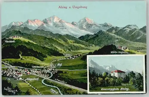 Alzing Traunstein Alzing Traunstein  ungelaufen ca. 1920 / Siegsdorf /Traunstein LKR