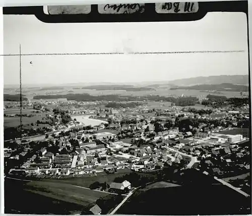 Laufen Salzach Fliegeraufnahme o 1967