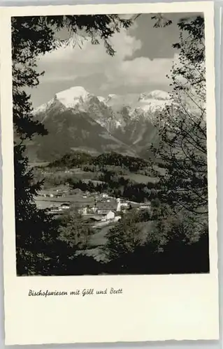 Bischofswiesen Bischofswiesen  ungelaufen ca. 1955 / Bischofswiesen /Berchtesgadener Land LKR