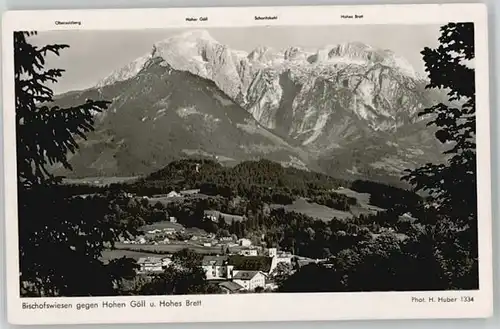 Bischofswiesen Bischofswiesen  ungelaufen ca. 1955 / Bischofswiesen /Berchtesgadener Land LKR