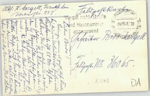 Schoenau Berchtesgaden Feldpost x 1941