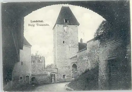 Landshut Isar Burg Trausnitz x 1906