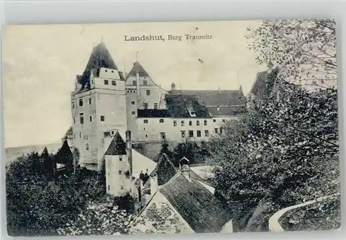 Landshut Isar Burg Trausnitz x 1910