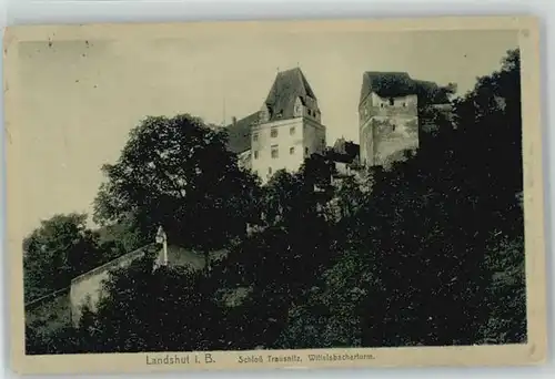 Landshut Isar Schloss Traunsnitz Wittelsbacherturm x 1926