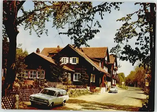 Bischofsheim Rhoen Pension Rhoenhaeuschen o 1978