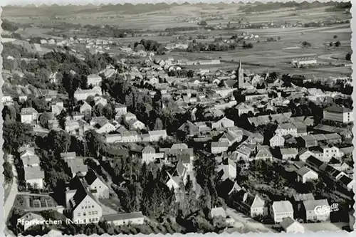 Pfarrkirchen Niederbayern Pfarrkirchen Niederbayern Fliegeraufnahme ungelaufen ca. 1955 / Pfarrkirchen /Rottal-Inn LKR