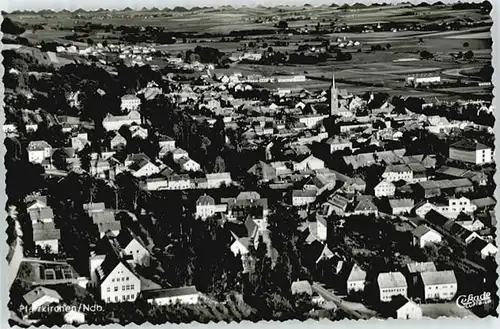 Pfarrkirchen Niederbayern Pfarrkirchen Niederbayern Fliegeraufnahme ungelaufen ca. 1955 / Pfarrkirchen /Rottal-Inn LKR