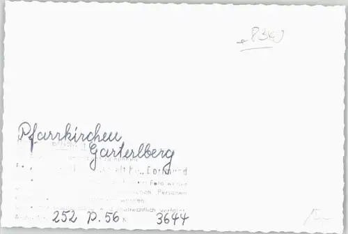 Pfarrkirchen Niederbayern Gartlberg o 1956