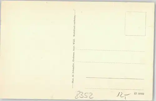 Grafenau Niederbayern Grafenau Niederbayern  ungelaufen ca. 1920 / Grafenau /Freyung-Grafenau LKR