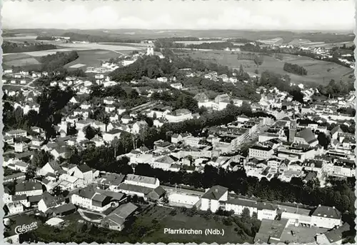 Pfarrkirchen Niederbayern Pfarrkirchen Niederbayern Fliegeraufnahme ungelaufen ca. 1965 / Pfarrkirchen /Rottal-Inn LKR