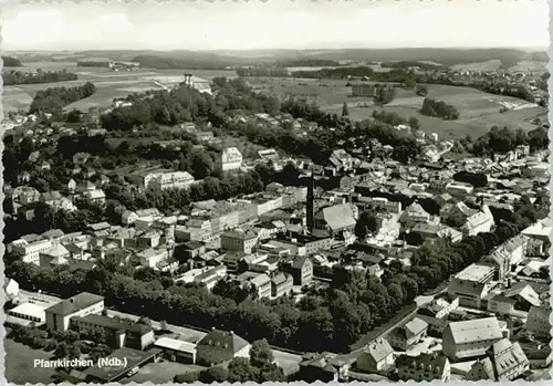 Pfarrkirchen Niederbayern Pfarrkirchen Niederbayern Fliegeraufnahme ungelaufen ca. 1965 / Pfarrkirchen /Rottal-Inn LKR