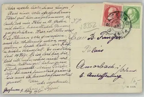 Grafenau Niederbayern  x 1920