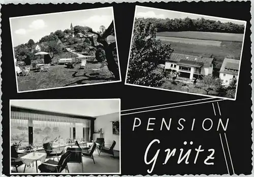 Bergneustadt Bergneustadt Belmicke Pension Gruetz ungelaufen ca. 1955 / Bergneustadt /Oberbergischer Kreis LKR