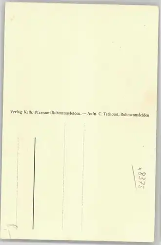 Ruhmannsfelden Ruhmannsfelden [Verlag Kath. Pfarramt] Osterbruennl ungelaufen ca. 1920 / Ruhmannsfelden /Regen LKR