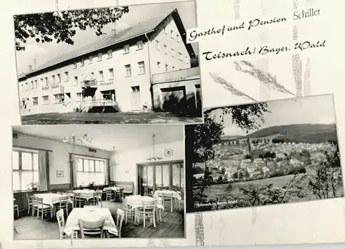 Teisnach Gasthof Pension Schiller x 1967