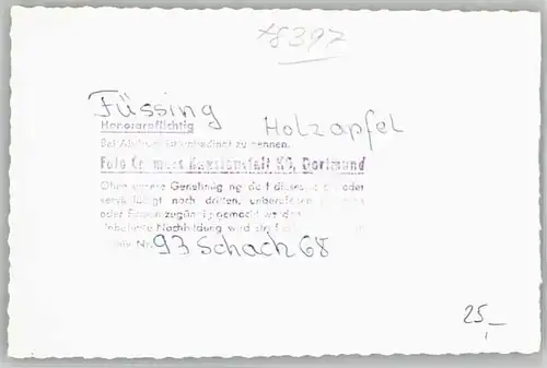 Bad Fuessing Holzapfel o 1968
