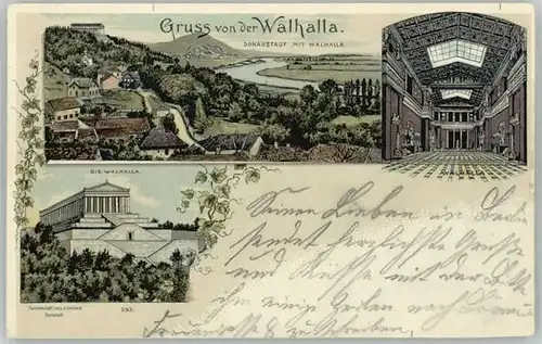 Donaustauf Walhalla x 1898