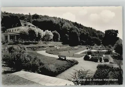 Bad Abbach Bad Abbach Kurhaus Waldfrieden ungelaufen ca. 1955 / Bad Abbach /Kelheim LKR