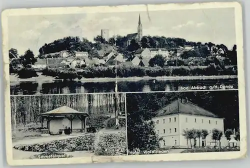 Bad Abbach Hotel Waldfrieden x 1951