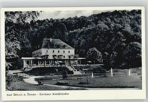 Bad Abbach Bad Abbach Kurhaus Waldfrieden ungelaufen ca. 1955 / Bad Abbach /Kelheim LKR