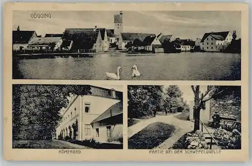 Bad Goegging Bad Goegging Roemerbad  ungelaufen ca. 1930 / Neustadt a.d.Donau /Kelheim LKR