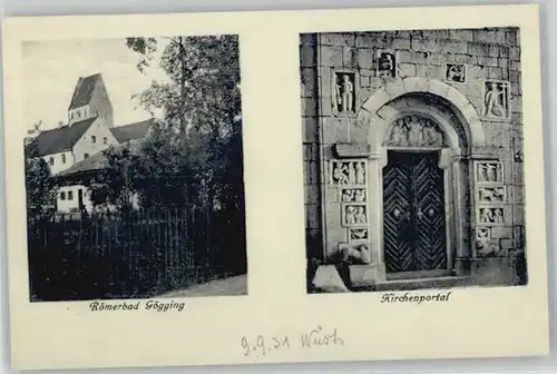 Bad Goegging Roemerbad  o 1931