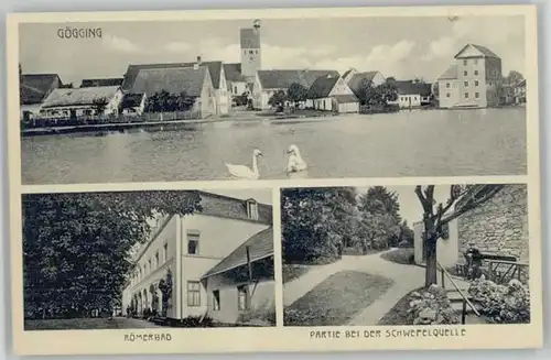 Bad Goegging Bad Goegging Roemerbad  ungelaufen ca. 1920 / Neustadt a.d.Donau /Kelheim LKR