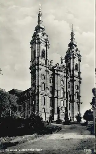 Vierzehnheiligen Vierzehnheiligen Basilika ungelaufen ca. 1955 / Bad Staffelstein /Lichtenfels LKR