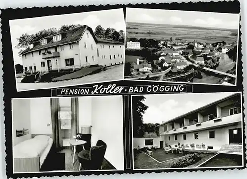 Bad Goegging Bad Goegging Pension Koller ungelaufen ca. 1965 / Neustadt a.d.Donau /Kelheim LKR