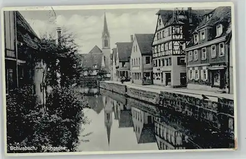 Schwabach Bachgasse x 1940
