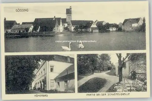 Bad Goegging Bad Goegging  ungelaufen ca. 1920 / Neustadt a.d.Donau /Kelheim LKR