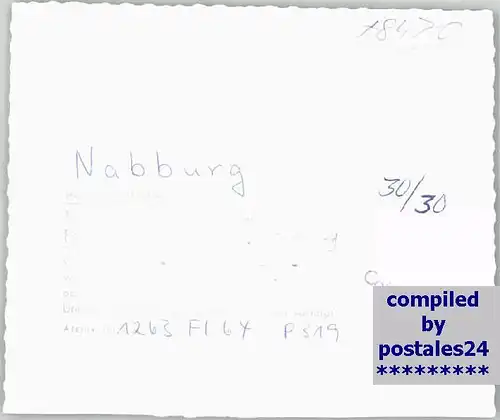 Nabburg Fliegeraufnahme * 1964
