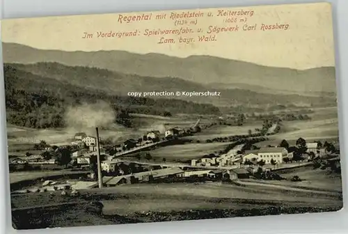 Lam Oberpfalz Lam Regental Saegewerk Carl Rossberg * 1920 / Lam /Cham LKR