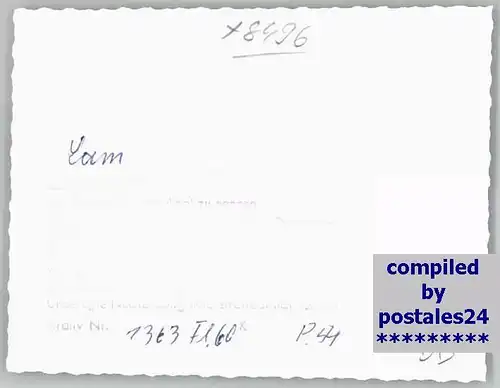 we02317 Lam Oberpfalz Lam Oberpfalz Fliegeraufnahme * 1960 Kategorie. Lam Alte Ansichtskarten
