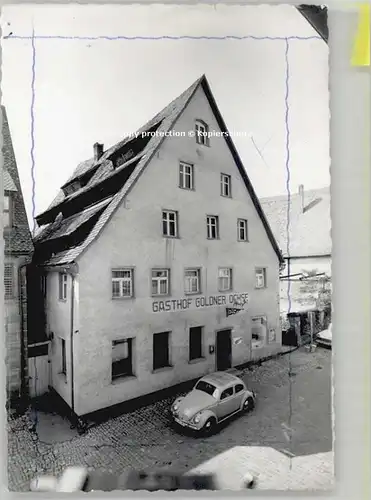 Altdorf Gasthof Goldner Ochse * 1963