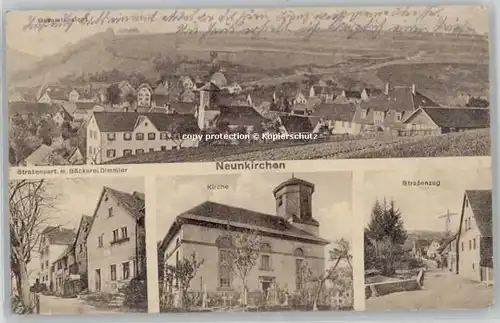Neunkirchen Baeckerei Dimmler x 1923