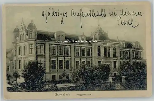 Schwabach Schwabach  ungelaufen ca. 1920 / Schwabach /Schwabach Stadtkreis