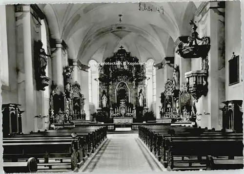 Schwabach Schwabach Kloster Kirche Schwarzenberg ungelaufen ca. 1965 / Schwabach /Schwabach Stadtkreis