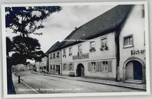 Ebermannstadt Ebermannstadt Marktplatz Gasthaus zur Post   / Ebermannstadt /Forchheim LKR