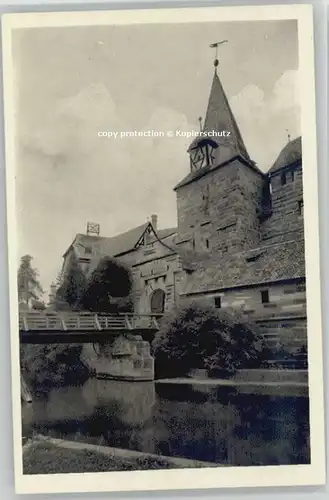 Lauf Pegnitz Lauf Pegnitz Schloss ungelaufen ca. 1920 / Lauf (Pegnitz) /Nuernberger Land LKR