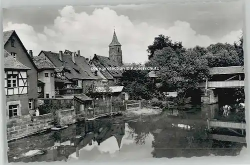 Lauf Pegnitz Lauf Pegnitz Pegnitz ungelaufen ca. 1955 / Lauf (Pegnitz) /Nuernberger Land LKR