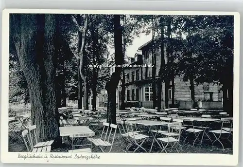 Lauf Pegnitz Restaurant Ludwigshoehe * 1940