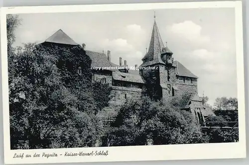 Lauf Pegnitz Kaiser Wenzel Schloss  * 1940
