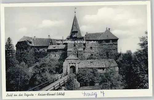 Lauf Pegnitz Kaiser Wenzel Schloss  * 1940