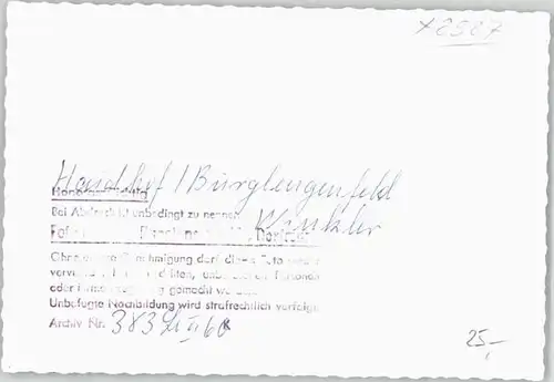 we07283 Burglengenfeld Burglengenfeld Haidhof Winkler * 1960 Kategorie. Burglengenfeld Alte Ansichtskarten