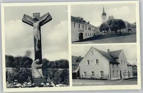 Konnersreuth Friedhofskreuz Haus der Therese Neumann * 1921-1965